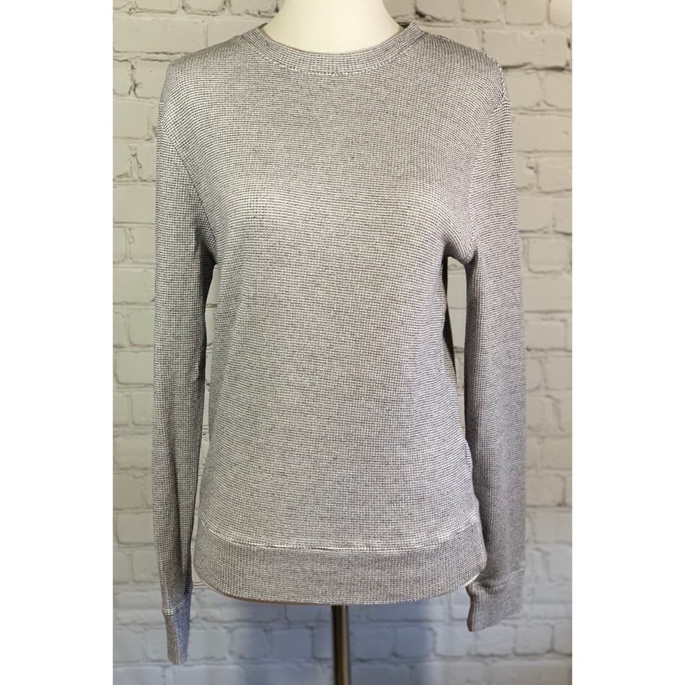 A.P.C. Paris Gray Thermal Long Sleeve Size Small
